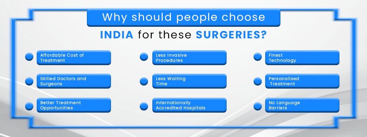 Why Should people choose india for these surgeries